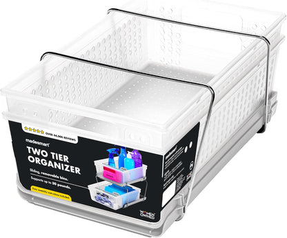 ✨ 2-Tier Slide Organizer 🏠 | Space Saver & Multi-Purpose 🌟