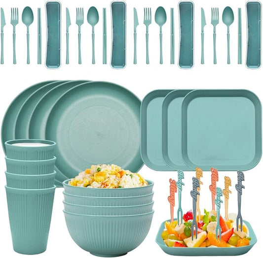 🍴✨ Everyday Kitchen Set – Complete Tableware for Home 🥢🍽️