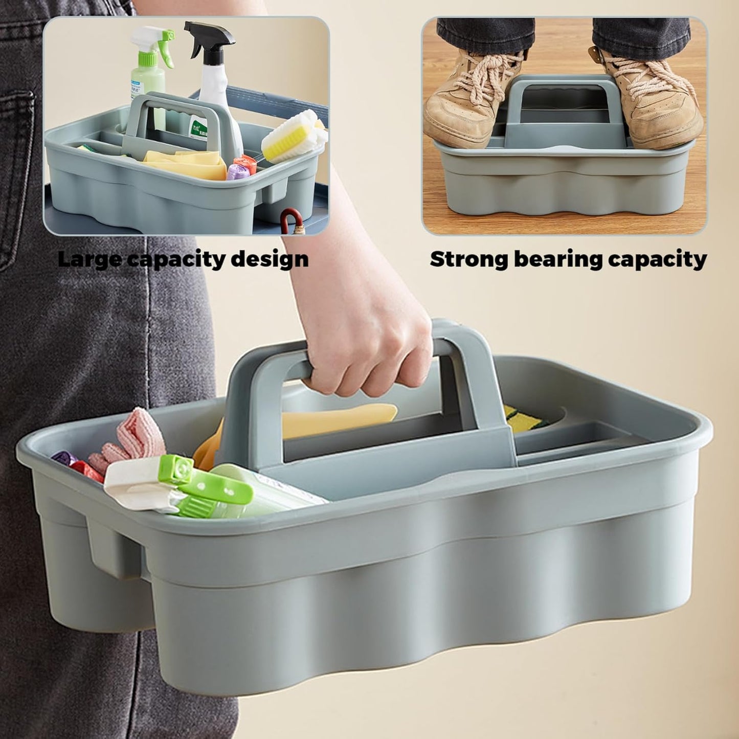 🧺 Portable Multi-Compartment Organizer 🌟 | Clean & Tidy Anywhere ✨