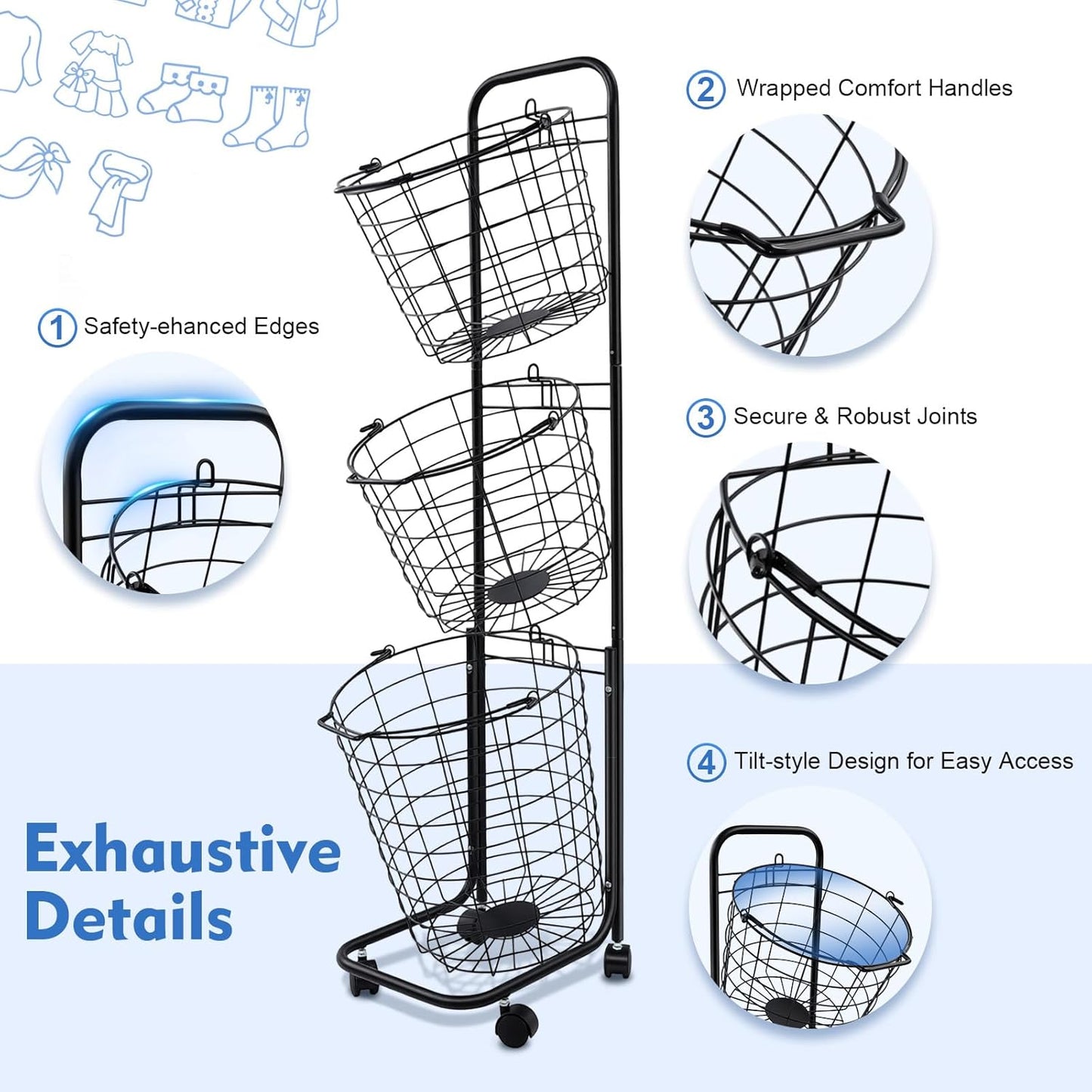 🧥 Wall-Mount Clothes Rack ✨ | Space-Saving & Stylish 🌿