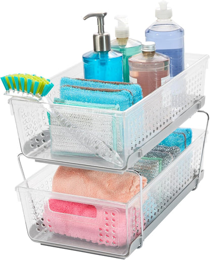 ✨ 2-Tier Slide Organizer 🏠 | Space Saver & Multi-Purpose 🌟