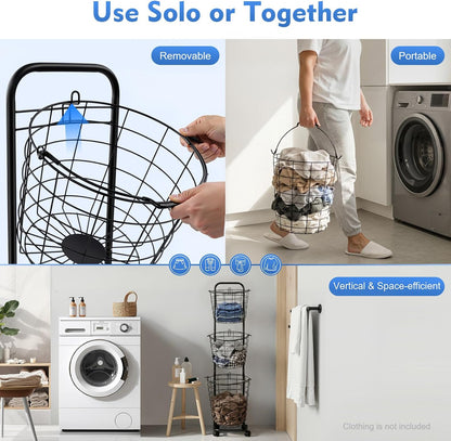 🧥 Wall-Mount Clothes Rack ✨ | Space-Saving & Stylish 🌿