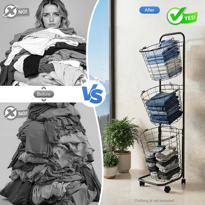 🧥 Wall-Mount Clothes Rack ✨ | Space-Saving & Stylish 🌿